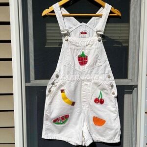 Vintage fruit overalls!